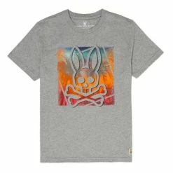Psycho Bunny Men'S Strom T Shirt in Grey