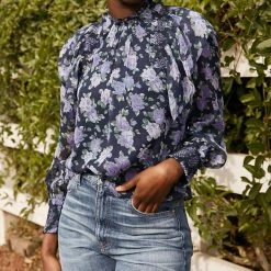 Saylor Sammy Blouse in Lilac Rose - women