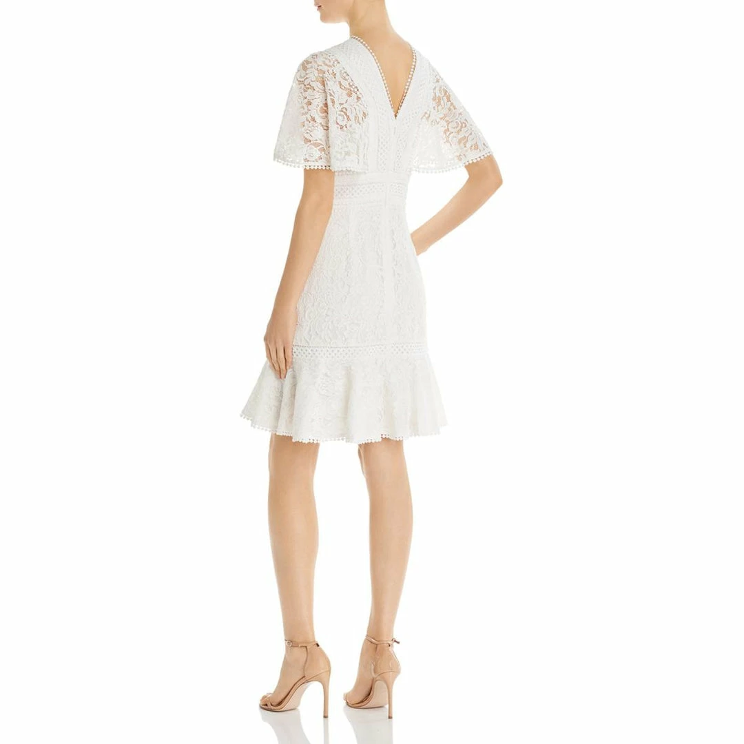 Eliza J Womens Lace Short Fit & Flare Dress 4 Eliza J Womens Lace Short Fit & Flare Dress - Image 2