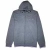 Psycho Bunny Men'S Palmer Full Zip Hoodie in Heather Storm