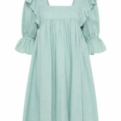 Spell Mae Linen Mini Dress in Seafoam - women -Outlets Shop 0fd030fbe9fb43b48377794026c77e70 1080x