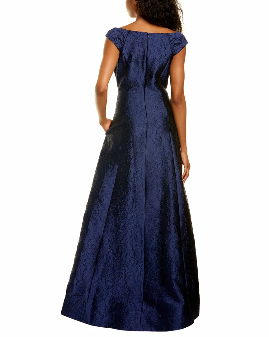 Teri Jon by Rickie Freeman Jacquard Ball Gown - women 4 Teri Jon by Rickie Freeman Jacquard Ball Gown - women - Image 2