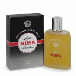 Dana 544270 2 oz British Sterling Light Musk Cologne After Shave for Men