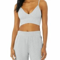 Alo Yoga Delight Bralette in Grey - women