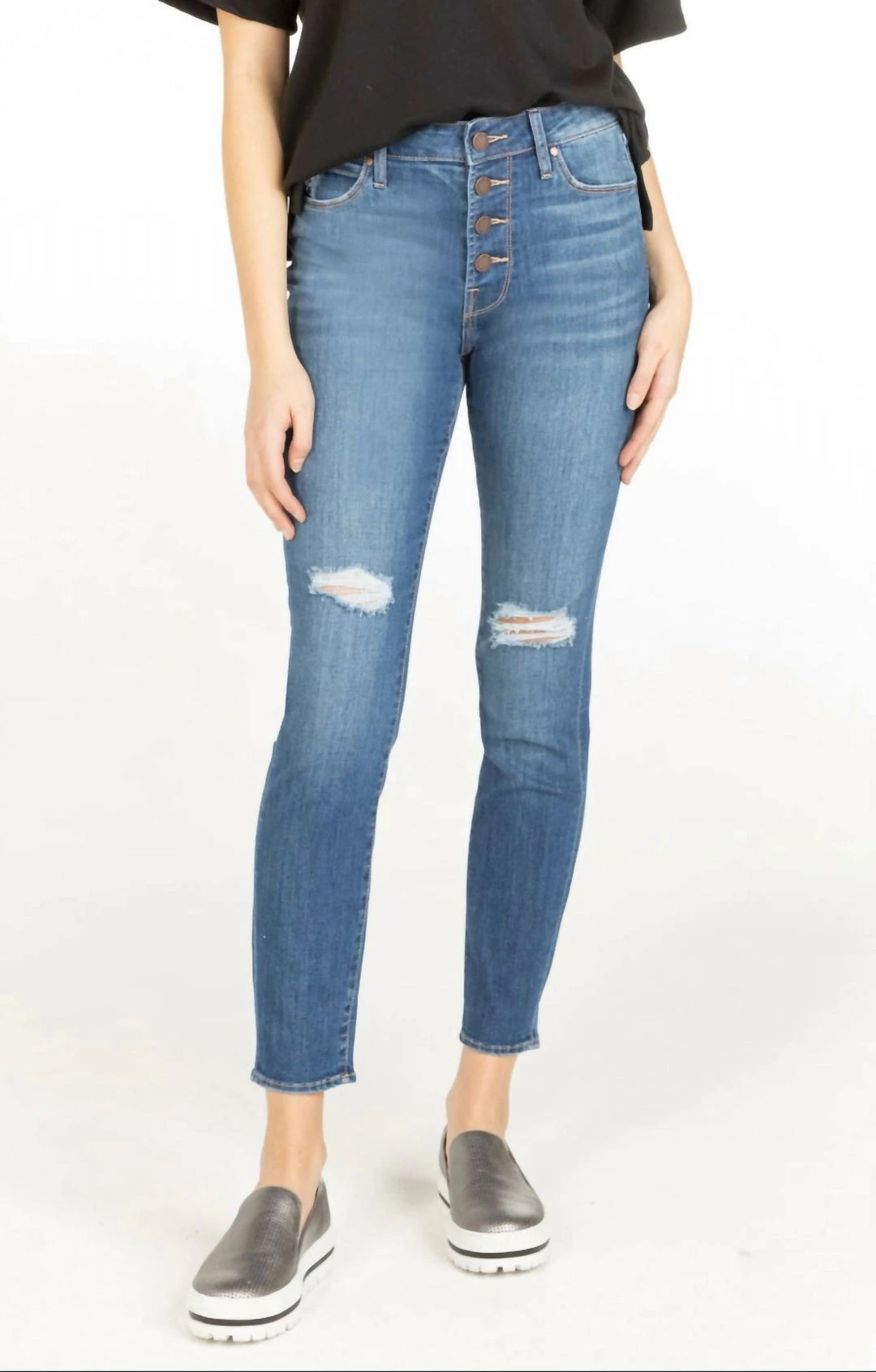Articles Of Society Britney Skinny Denim in Medium Wash - women 3 Articles Of Society Britney Skinny Denim in Medium Wash - women