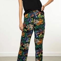 Essentiel Antwerp Zapocalypse Wide Leg Trainer Pant in Combo Black - women