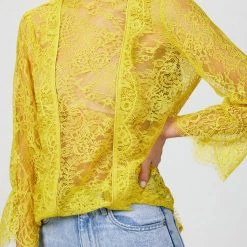 Smythe Scalloped Lace Top in Citrine - women -Outlets Shop 1d95c60dd76646c6b50d6686f67aaf9e 1080x