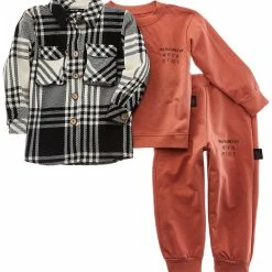 Moi Noi Plaid Outfit - kids