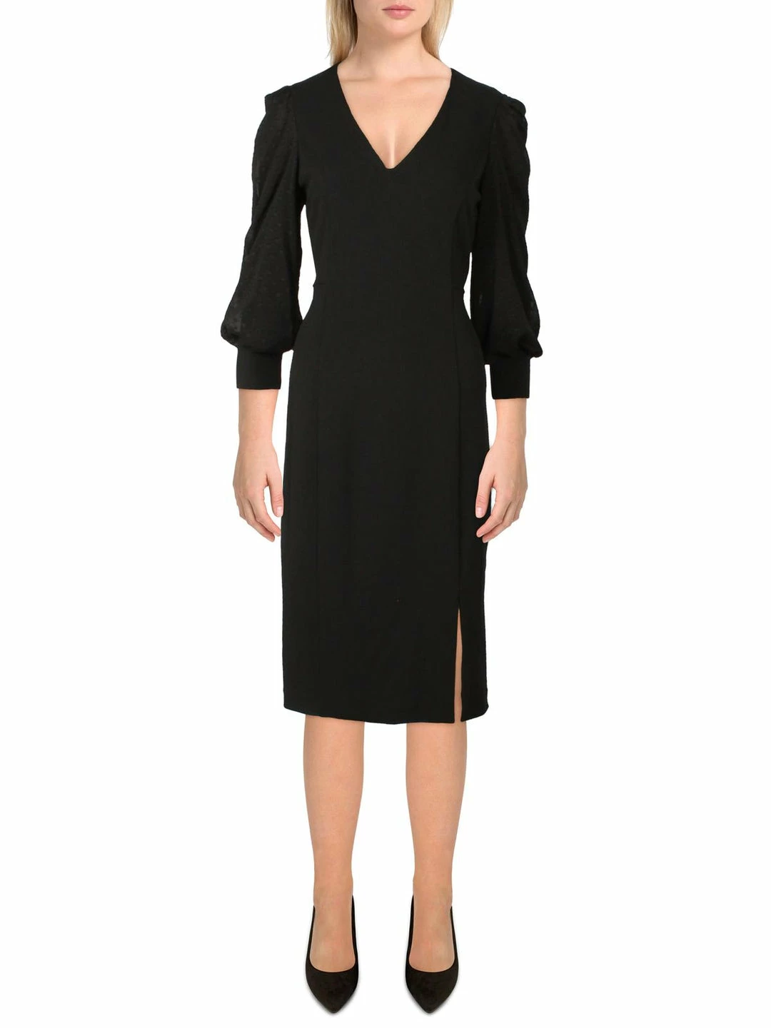 Eliza J Womens Panel Midi Cocktail and Party Dress 3 Eliza J Womens Panel Midi Cocktail and Party Dress