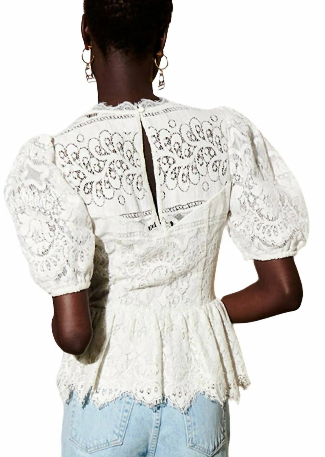 Saylor Fera Top in White - women 4 Saylor Fera Top in White - women - Image 2