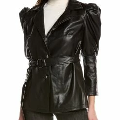 Coalition LA Puff Sleeve Trench Jacket - women