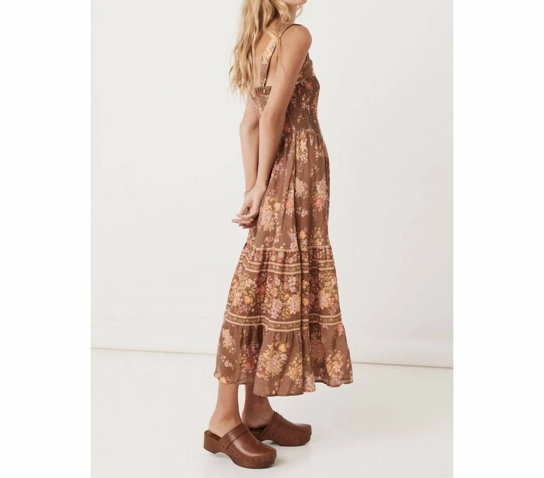 Spell Meadowland Linen Sundress in Hazelnut - women 4 Spell Meadowland Linen Sundress in Hazelnut - women - Image 2