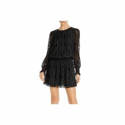 Parker Carmindy Womens Velvet Burnout Cocktail Dress