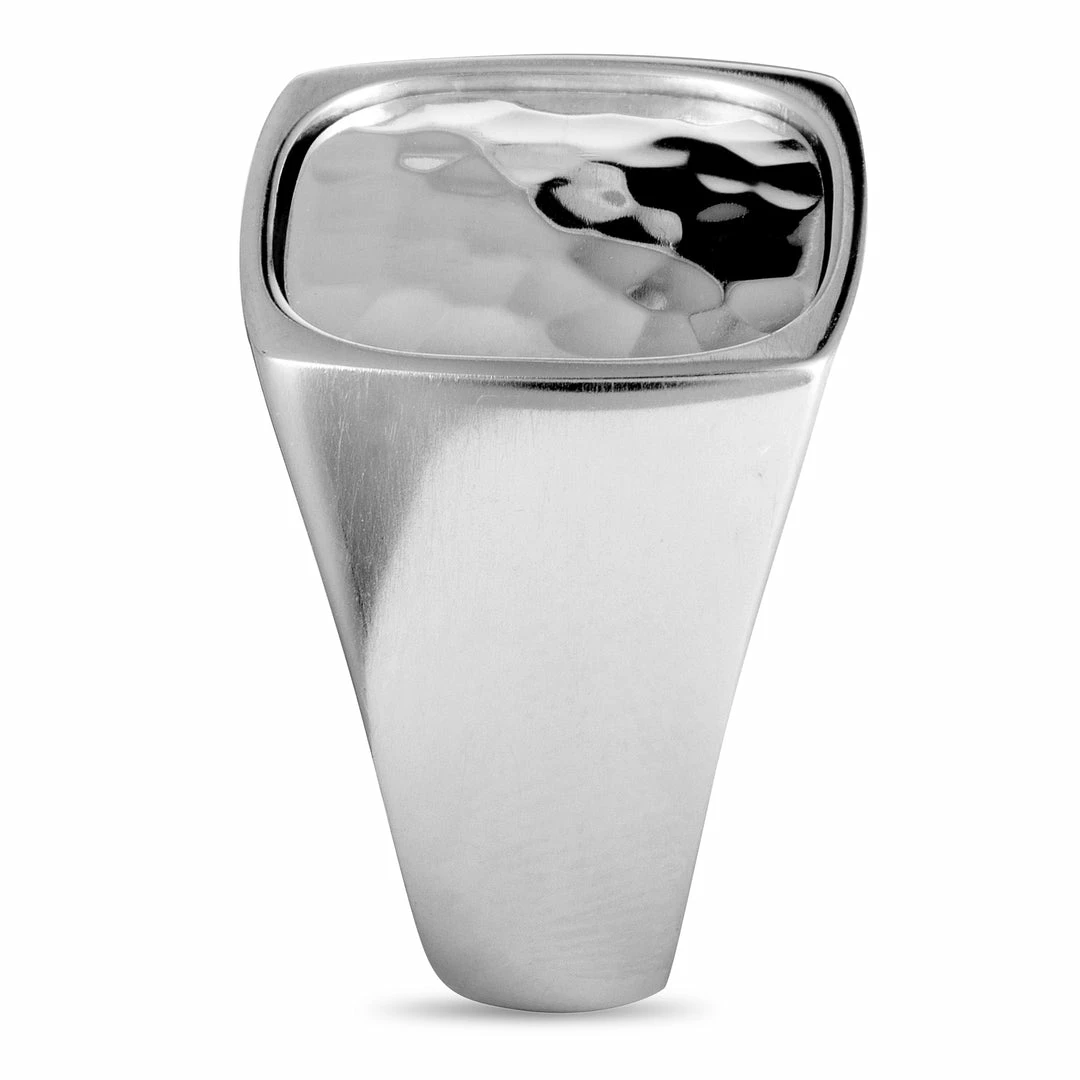 Georg Jensen Smithy Signet Silver Band Ring - women 5 Georg Jensen Smithy Signet Silver Band Ring - women - Image 3