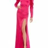 Ieena for Mac Duggal Womens Satin Puff Sleeve Evening Dress -Outlets Shop 33a0704cbea54619a29ad3aff709bb1a 1080x