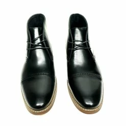 Stacy Adams Ashby Cap Toe Lace Boot in Black - men