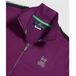 Psycho Bunny Men'S Crosby Track Jacket in Mulberry -Outlets Shop 35c1cbc9682e4c408eddec10e7397c3e 1080x