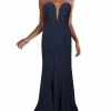 Ieena for Mac Duggal Womens Mesh Inset Strapless Evening Dress -Outlets Shop 382a8b104a494289914b8fdfbd313625 1080x
