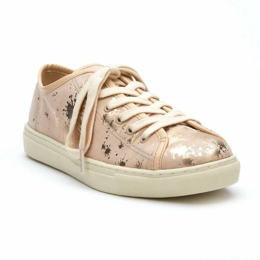 Matisse Tori Sneaker in Gold Splatter - women 3 Matisse Tori Sneaker in Gold Splatter - women