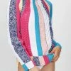 Smythe Handknit Awning Sweater In Sherbet Stripe - women