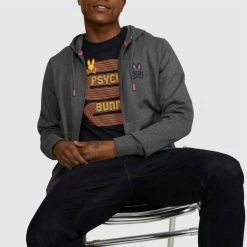 Psycho Bunny Men'S Drake Full Zip Hoodie in Heather Storm -Outlets Shop 472e91403ee744e88706b84c2476c41b 1080x