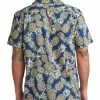 Reef Mens Tropical Print Point Collar Hawaiian Print Shirt