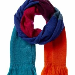 Jocelyn Striped Alpaca-Blend Blanket Scarf - women
