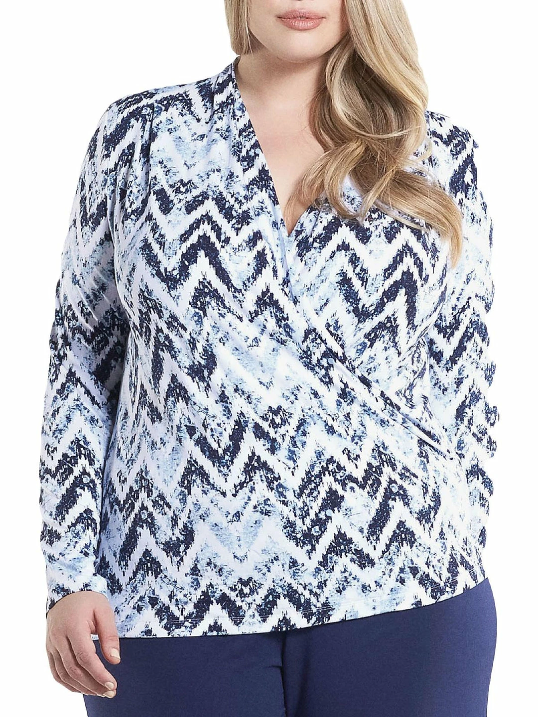 Tart Plus Darlene Womens Faux-Wrap V-Neck Wrap Top 3 Tart Plus Darlene Womens Faux-Wrap V-Neck Wrap Top