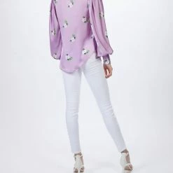 Smythe Keyhole Blouse in Orchid - women -Outlets Shop 4f064b51477944278106622d33a119b8 1080x