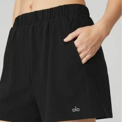 Alo Yoga Ready Set Short in Black - women