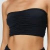 Beth Richards Solid Delrey Bikini Top In Black - women