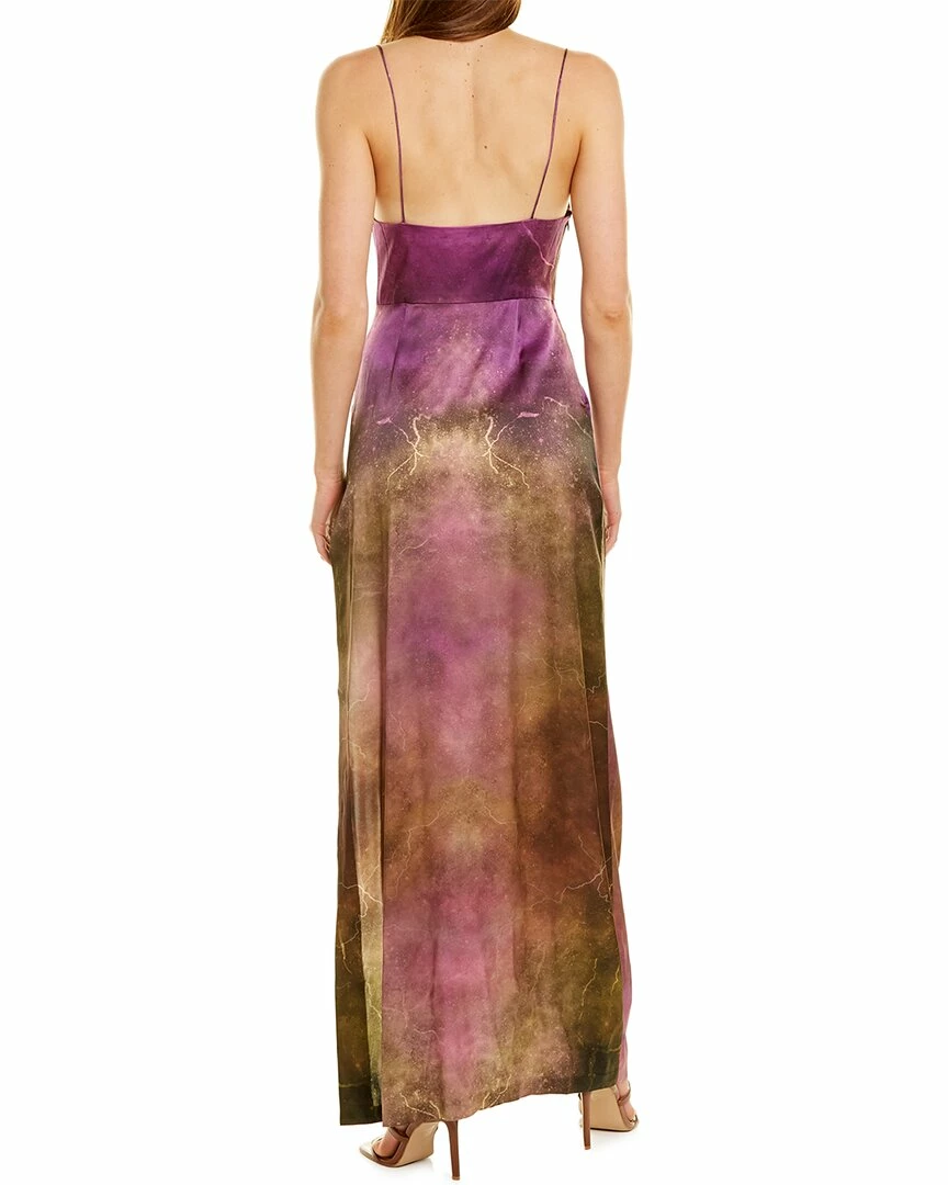 Retrofête Retrofete Marlene Silk-Blend Maxi Dress - women 4 Retrofête Retrofete Marlene Silk-Blend Maxi Dress - women - Image 2