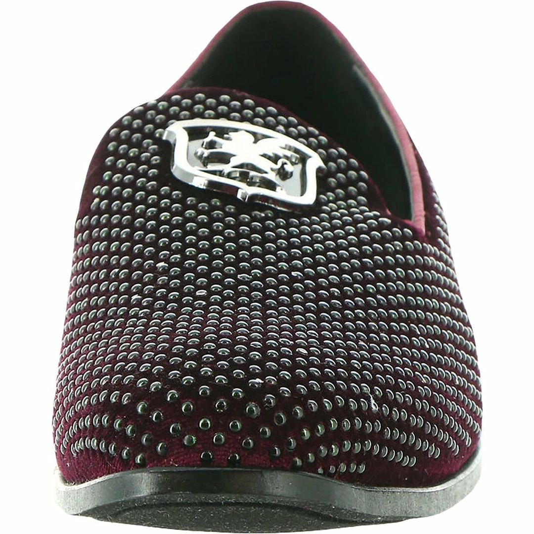 Stacy Adams Swagger Mens Velvet Studded Loafers 5 Stacy Adams Swagger Mens Velvet Studded Loafers - Image 3