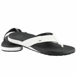 Reef Mens Cushion Phantom Sandal in White/Charcoal