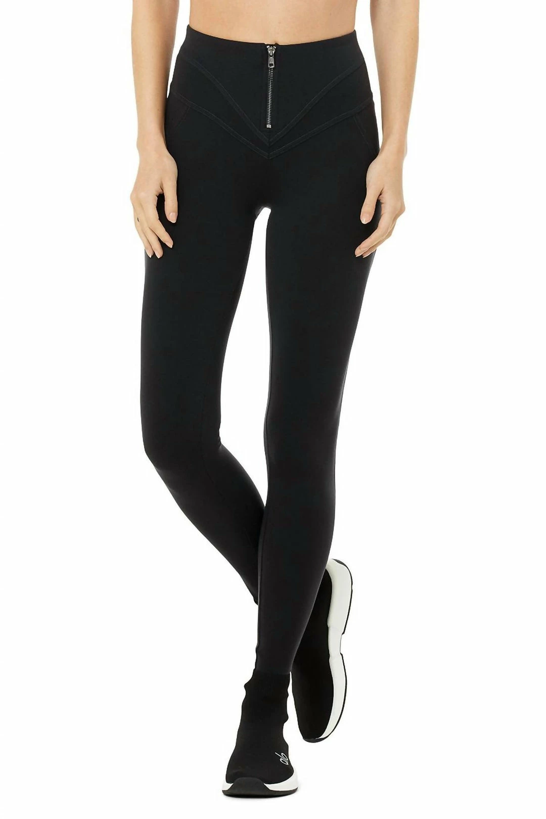 Alo Yoga Airbrush High Waist Elite Legging in Black - women 3 Alo Yoga Airbrush High Waist Elite Legging in Black - women