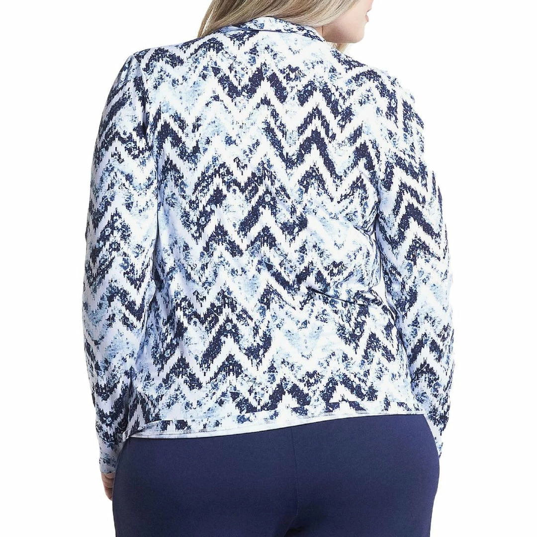 Tart Plus Darlene Womens Faux-Wrap V-Neck Wrap Top 6 Tart Plus Darlene Womens Faux-Wrap V-Neck Wrap Top - Image 4