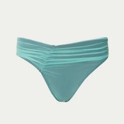 Beth Richards Mesh Delrey Bikini Bottom in Mint - women