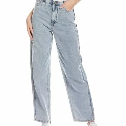 C/MEO COLLECTIVE Overturn Washed Blue Jean - women