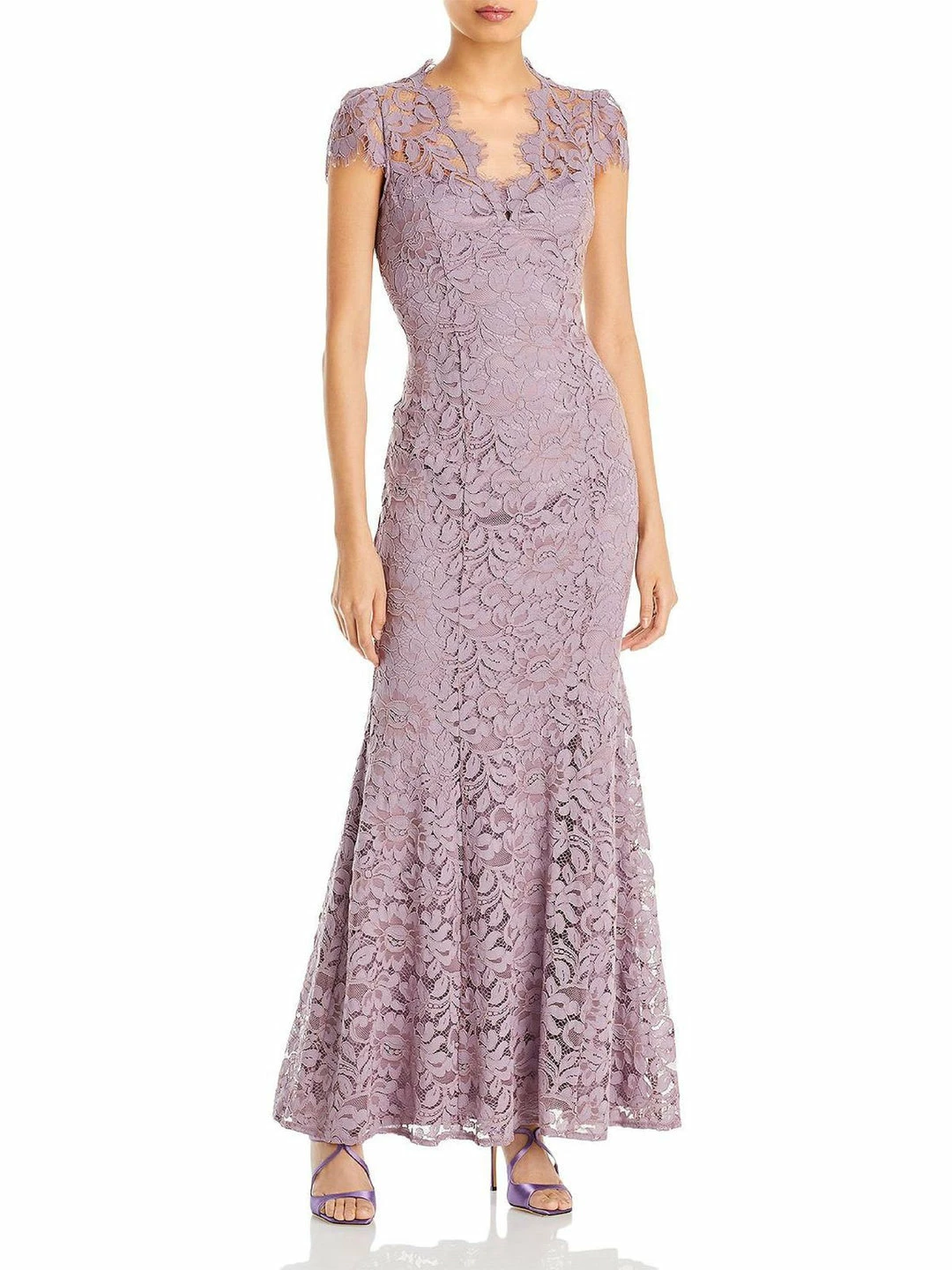 Eliza J Womens Lace Long Evening Dress 5 Eliza J Womens Lace Long Evening Dress - Image 3