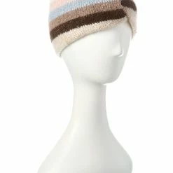 Jocelyn Striped Alpaca-Blend Headband - women