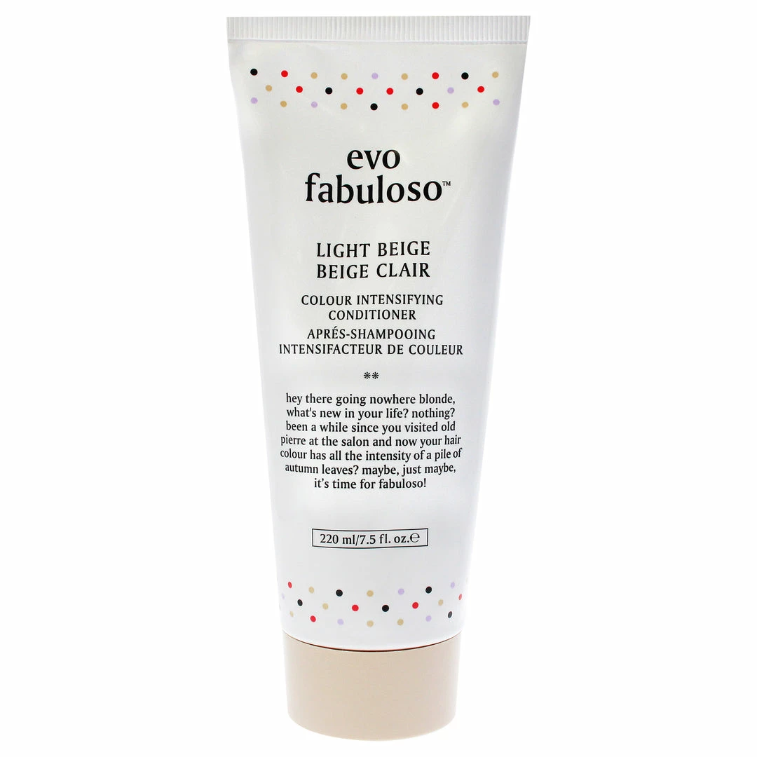 Evo Light Beige Colour Intensifying Conditioner For Women 7.5 oz Conditioner 3 Evo Light Beige Colour Intensifying Conditioner For Women 7.5 oz Conditioner