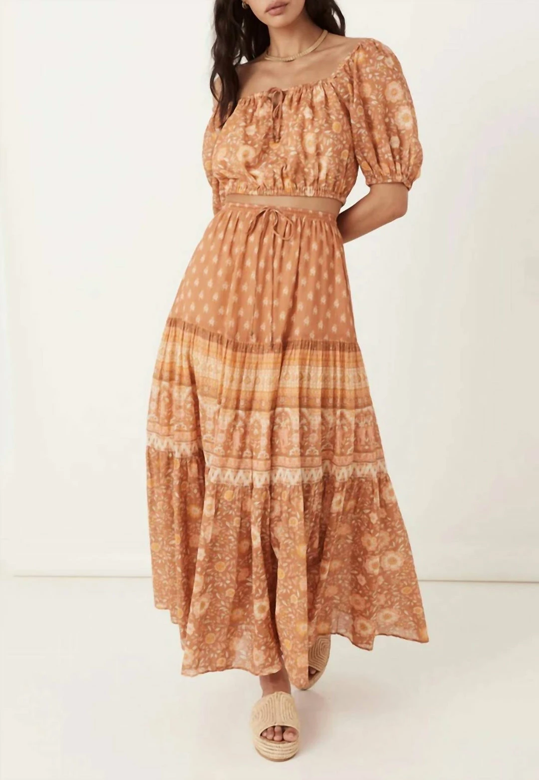 Spell Utopia Maxi Skirt in Cinnamon - women 3 Spell Utopia Maxi Skirt in Cinnamon - women