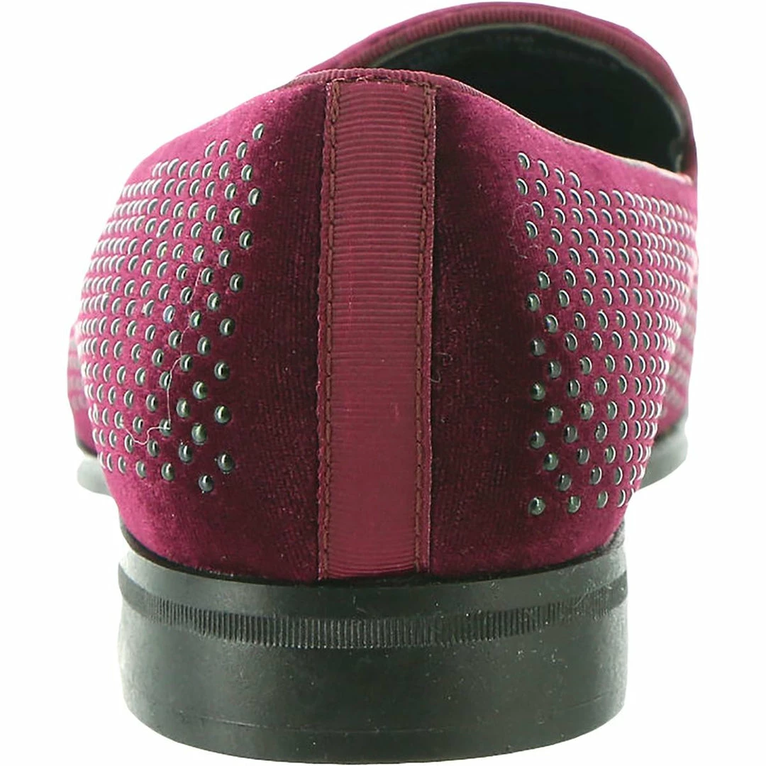 Stacy Adams Swagger Mens Velvet Studded Loafers 4 Stacy Adams Swagger Mens Velvet Studded Loafers - Image 2