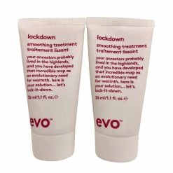 evo Lockdown Leave in Smoothing Treatment DUO 1.1 OZ Each