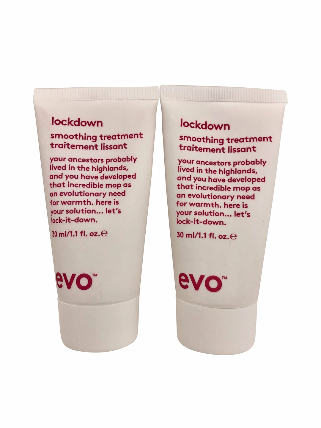 evo Lockdown Leave in Smoothing Treatment DUO 1.1 OZ Each 3 evo Lockdown Leave in Smoothing Treatment DUO 1.1 OZ Each