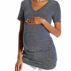 Tart Womens Maternity Striped Top