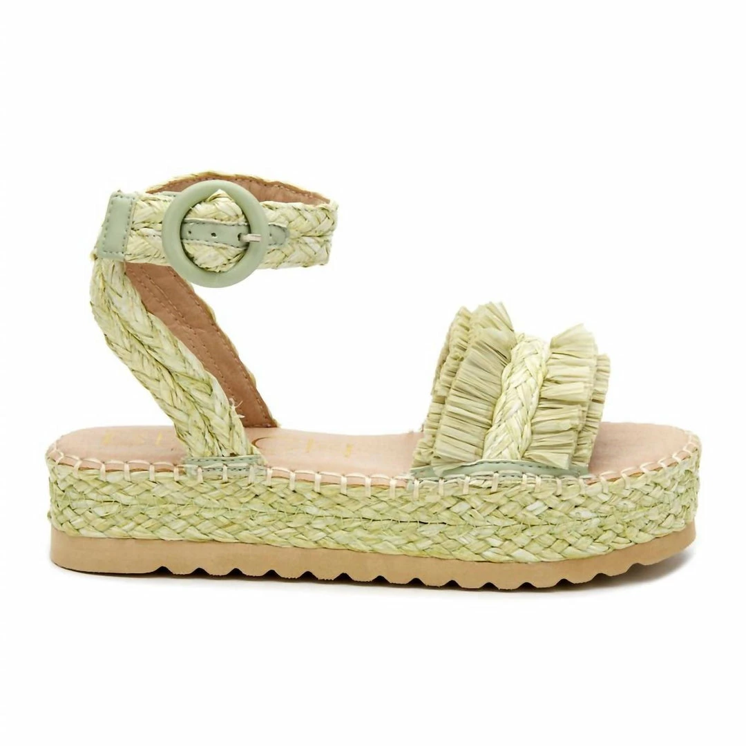 Matisse Seashore Sandal in Lime - women 4 Matisse Seashore Sandal in Lime - women - Image 2