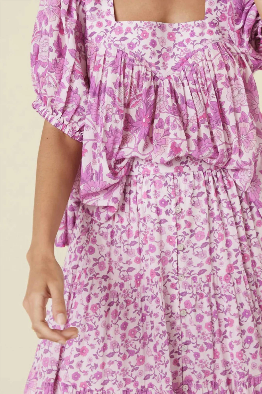 Spell Mossy Button Through Maxi Skirt in Lilac - women 4 Spell Mossy Button Through Maxi Skirt in Lilac - women - Image 2