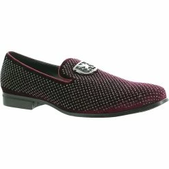Stacy Adams Swagger Mens Velvet Studded Loafers