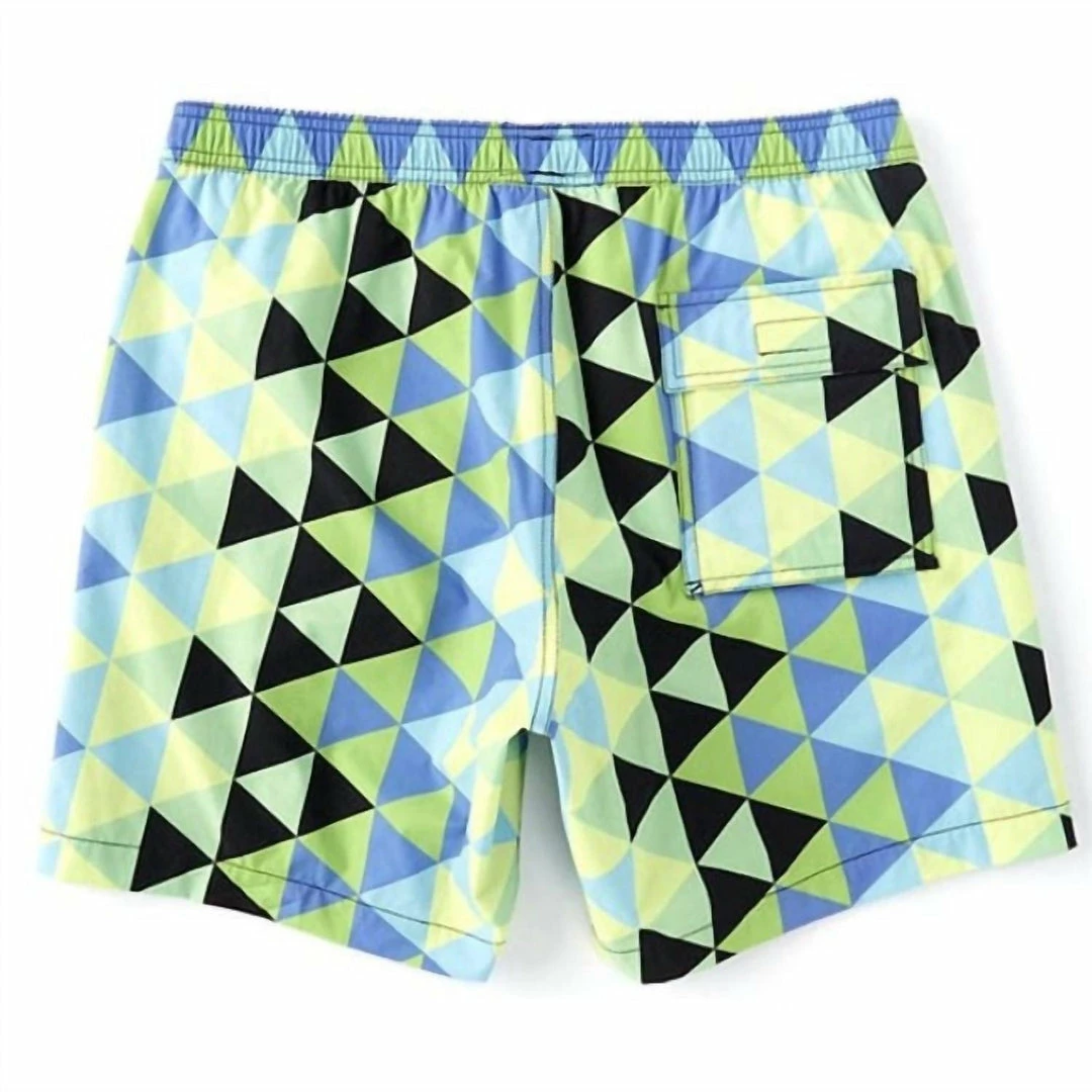 Psycho Bunny Men'S Alexander Swim Trunk in Electric Lime 4 Psycho Bunny Men'S Alexander Swim Trunk in Electric Lime - Image 2